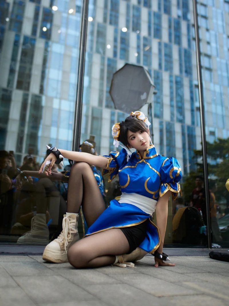 cosplay chun li phong cách cổ điển