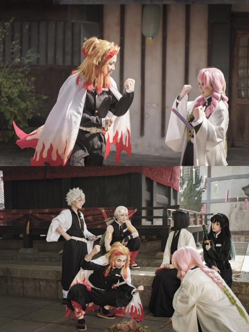 ảnh cosplay kimetsu no yaiba cực ngầu