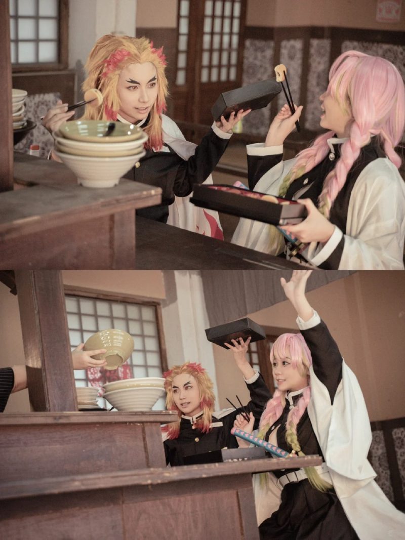 cosplay demon slayer ảnh nghệ thuật