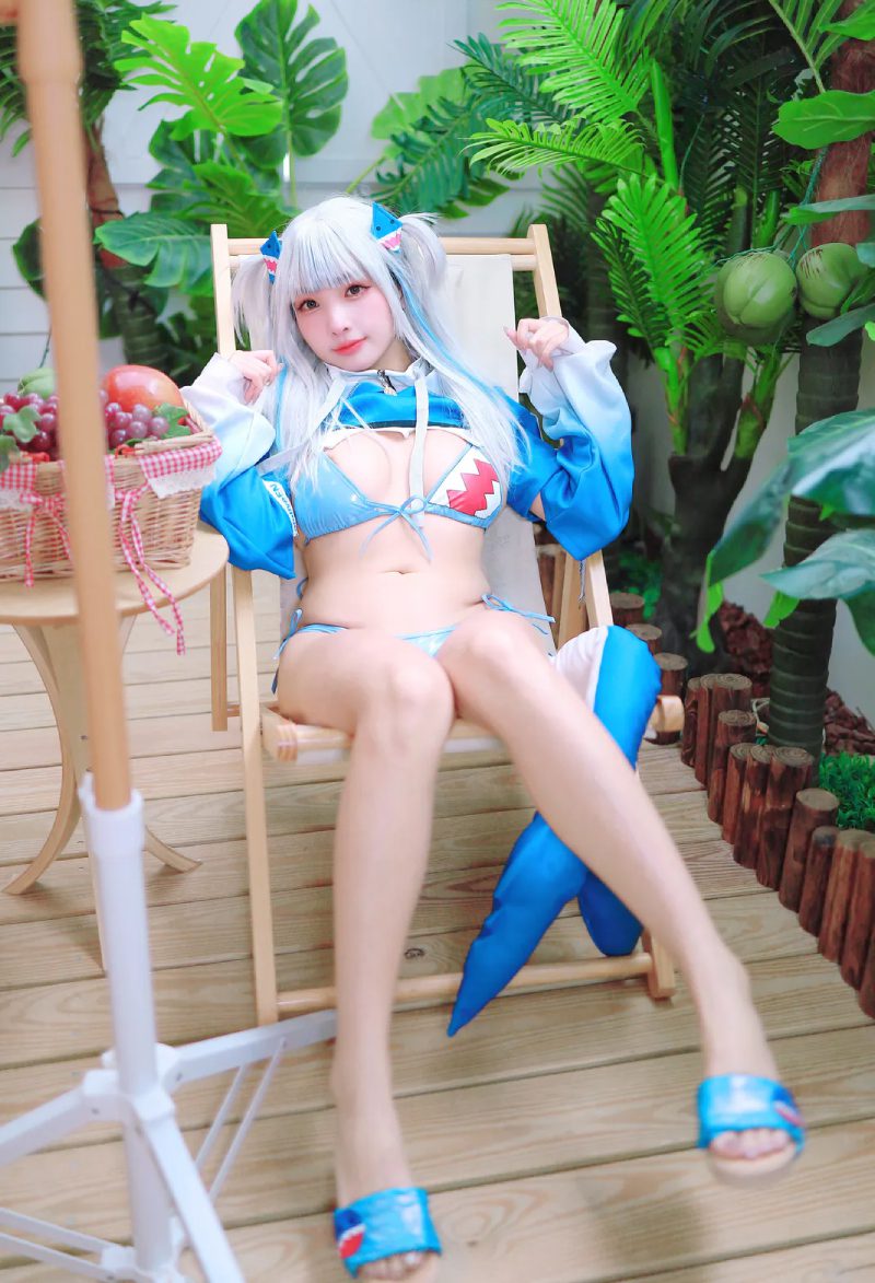 Gái Xinh Cosplay Gawr Gura hentai