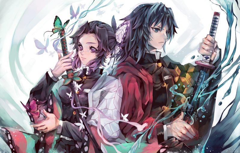 ảnh anime giyuu x tanjiro tình cảm