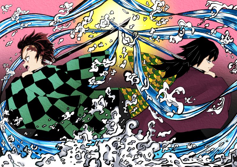 giyuu x tanjiro trong kimetsu no yaiba