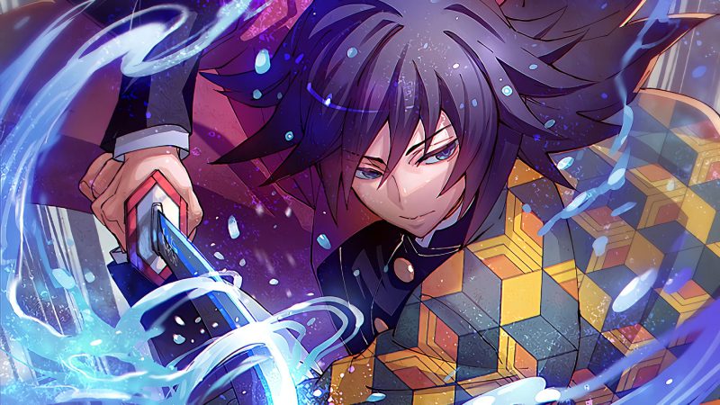 wallpaper giyuu x tanjiro 4k