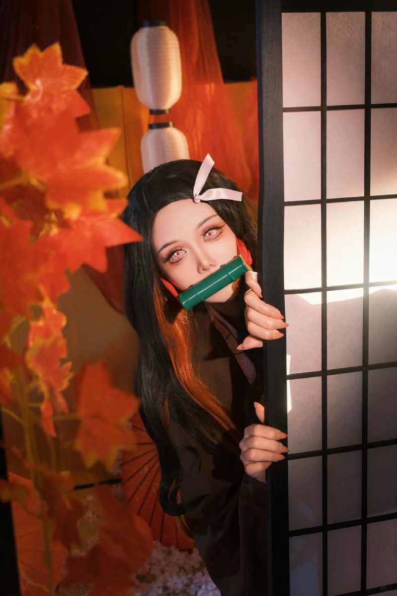 hình ảnh nezuko cosplay