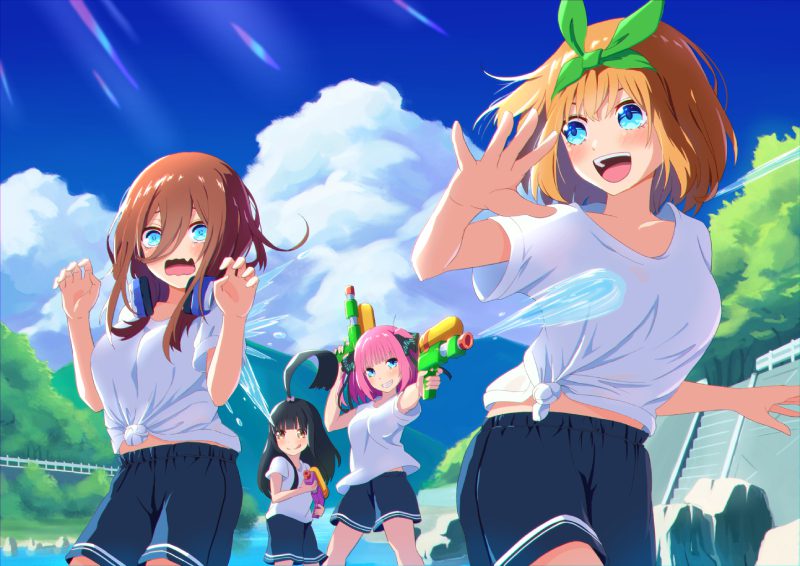 miku nakano dễ thương trong anime