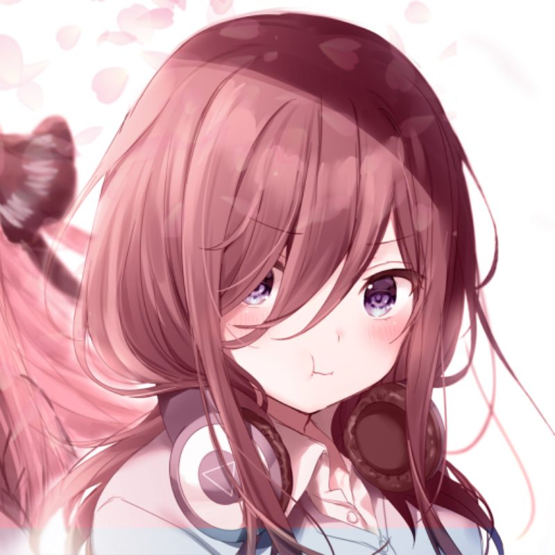 ảnh miku nakano anime girl dễ thương