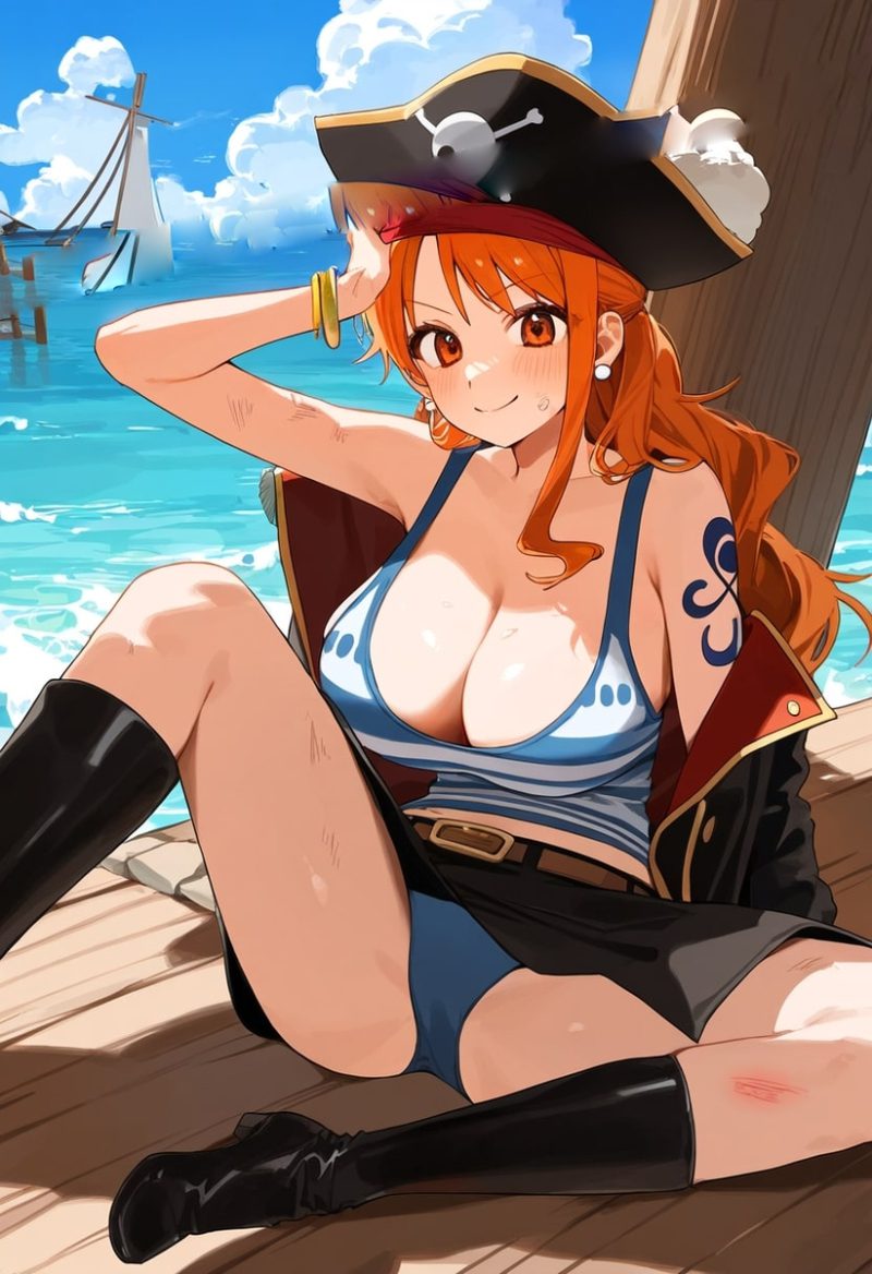 nami sexy trong trang phục bikini nhỏ xíu