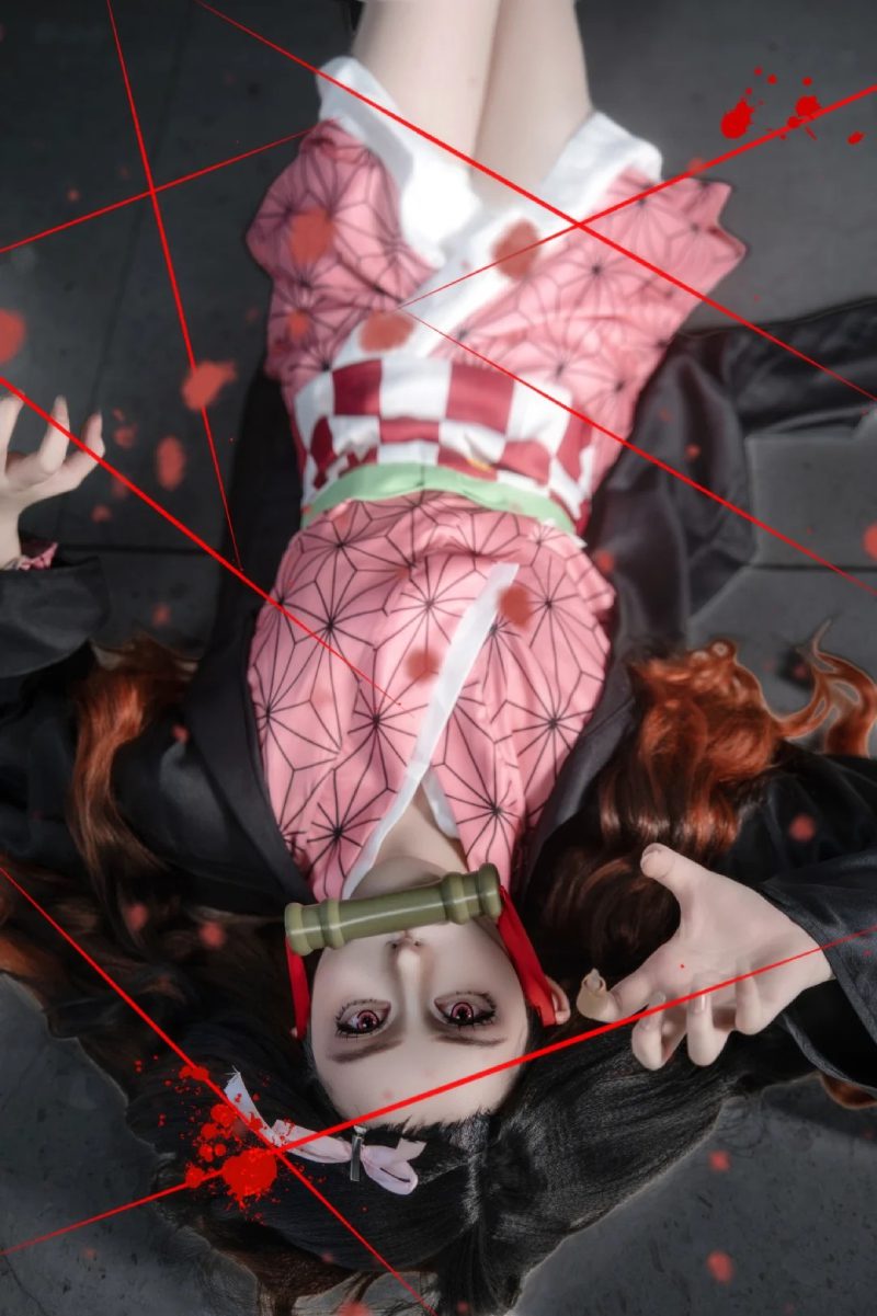 cosplay nhân vật nezuko siêu chân thật