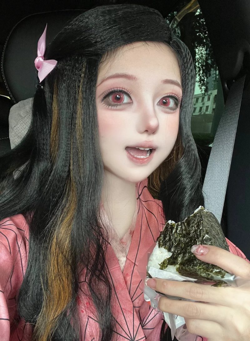hot trend nezuko cosplay 2025