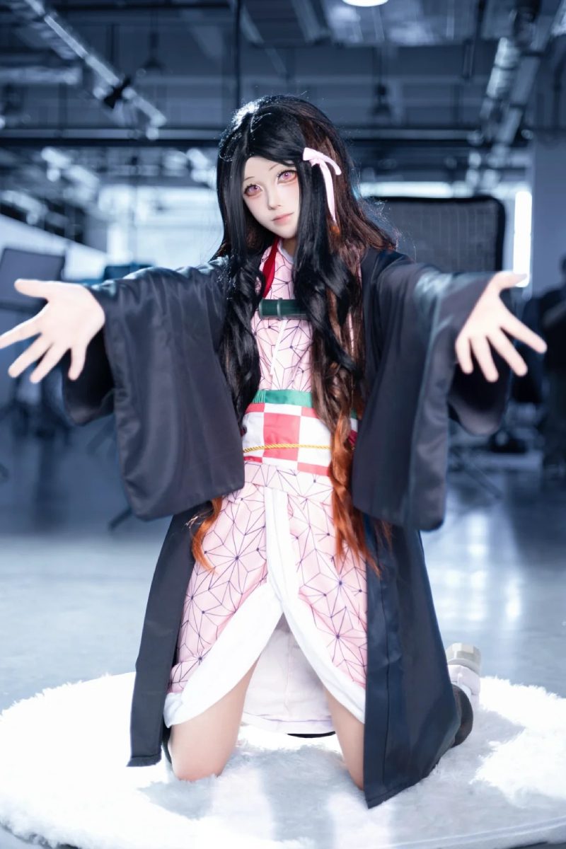 cosplay nezuko cute girl anime