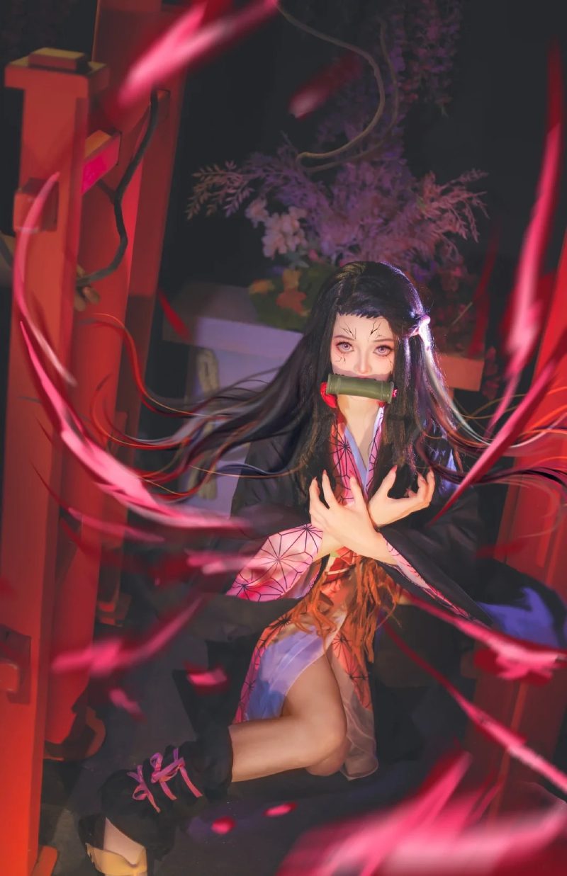 hình cosplay nezuko full hd