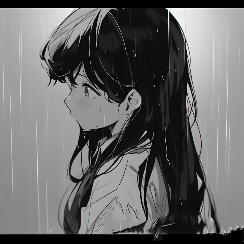 Avatar anime ảnh khóc 4