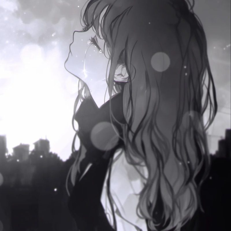 Avatar anime ảnh khóc 5