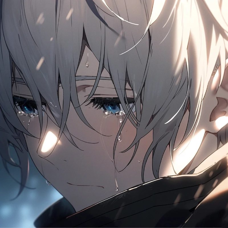 Avatar anime ảnh khóc 8