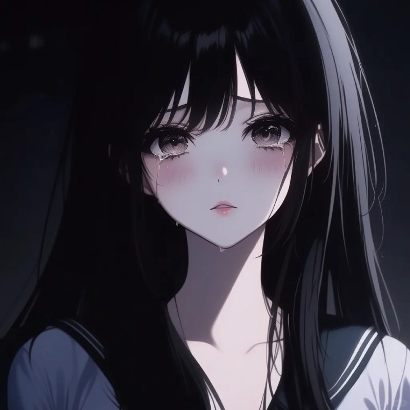 Avatar anime ảnh khóc