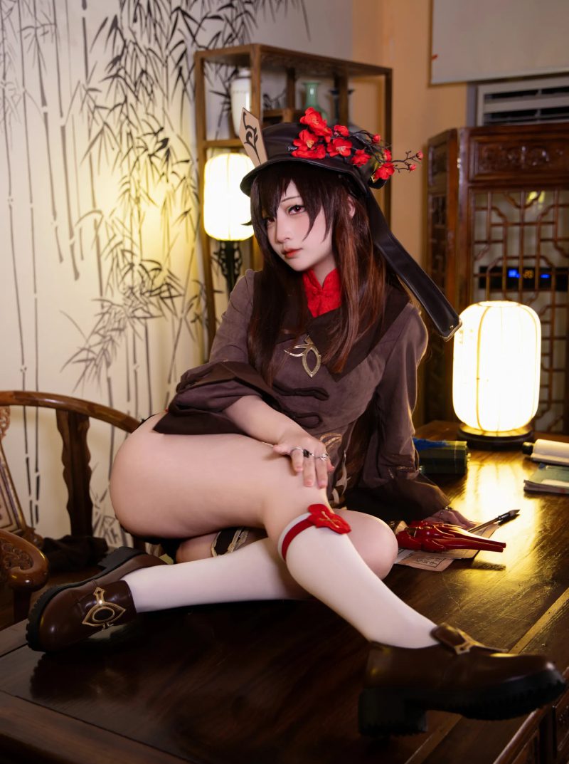 Cosplay Hu Tao R34 16