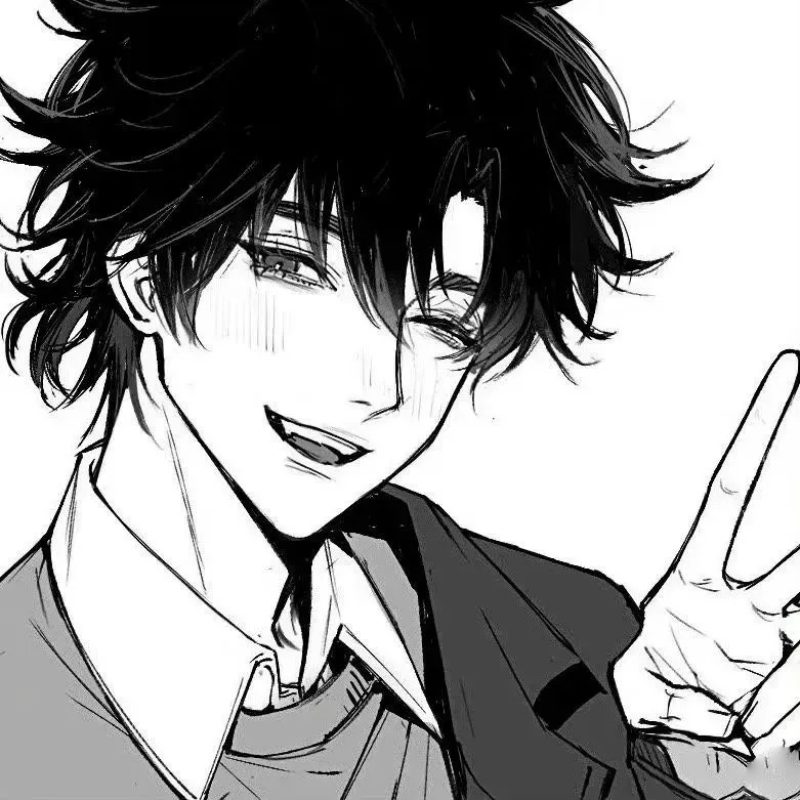 ảnh anime đen trắng 35