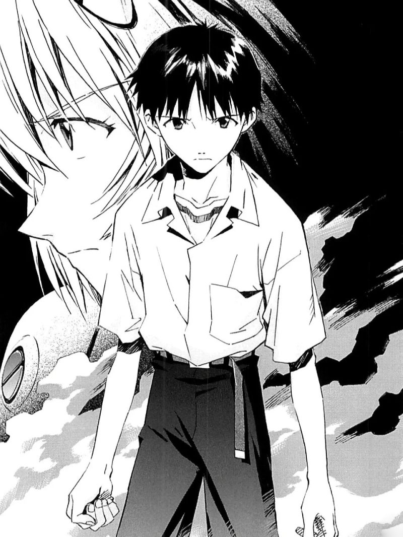 ảnh anime đen trắng