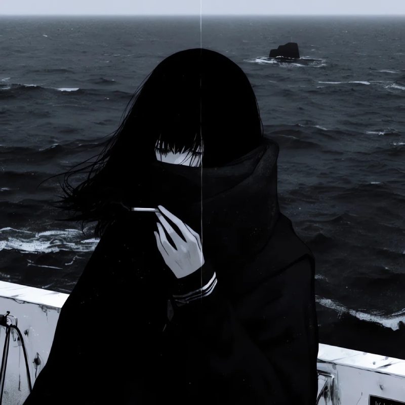 ảnh anime girl lạnh lùng vô cảm 18