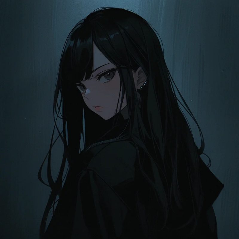 ảnh anime girl lạnh lùng vô cảm 27