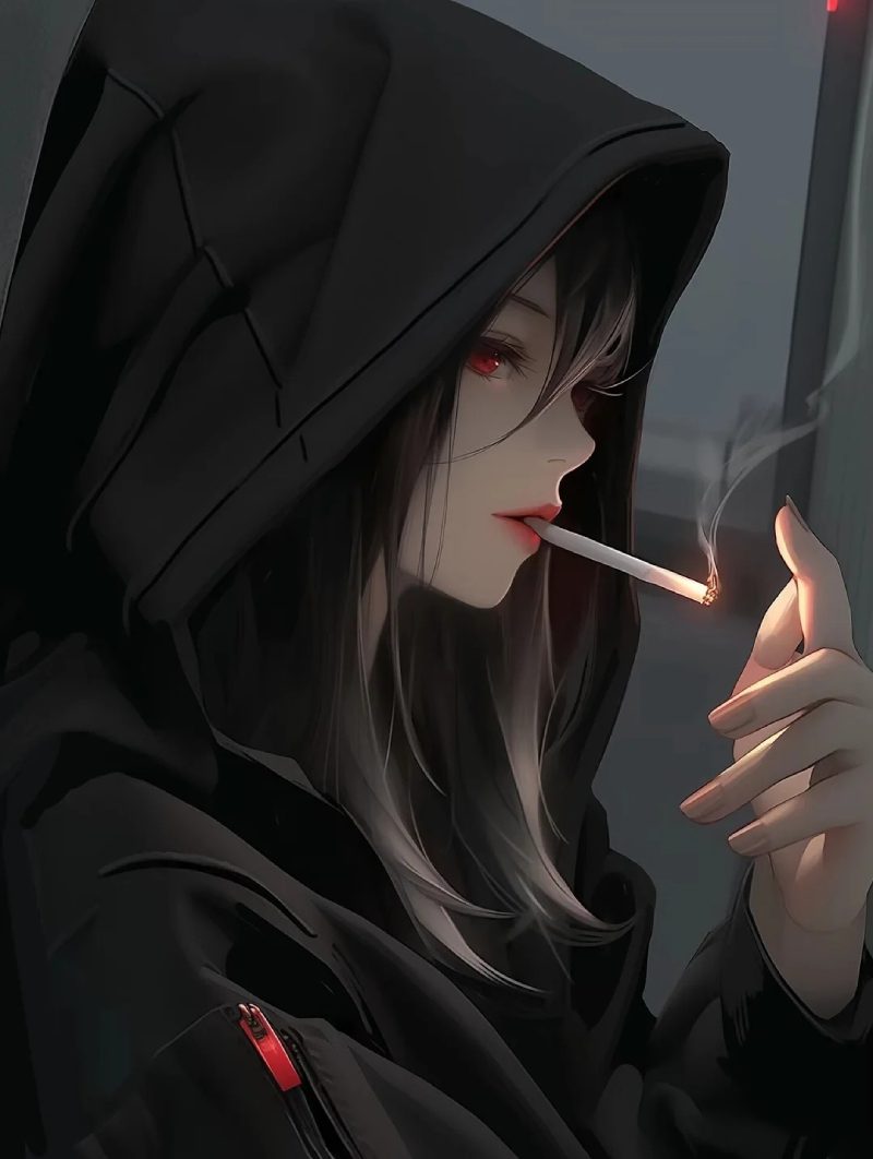 ảnh anime girl lạnh lùng vô cảm 29