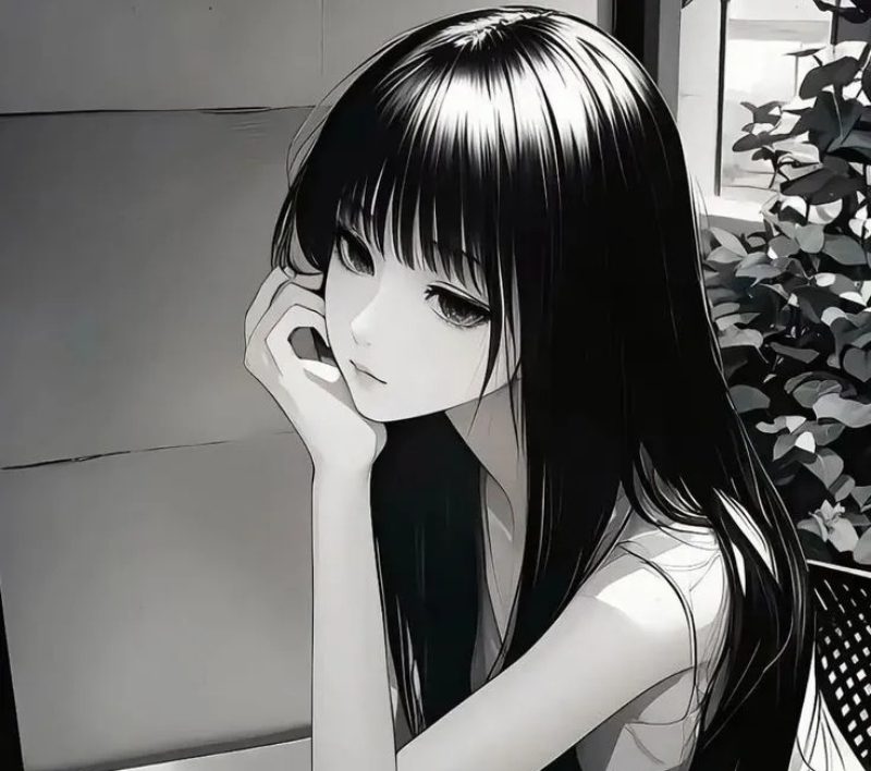 ảnh anime girl lạnh lùng vô cảm 31