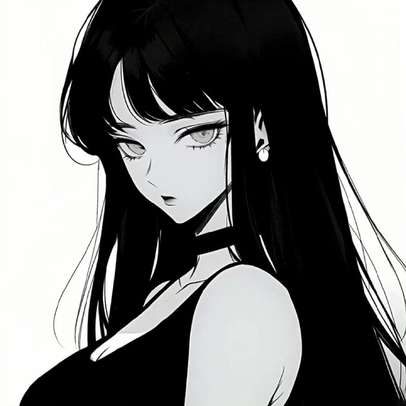 ảnh anime girl lạnh lùng vô cảm 4