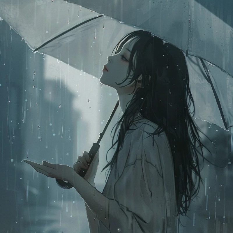 ảnh anime girl lạnh lùng vô cảm 9