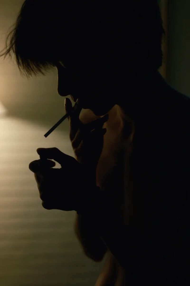 ảnh buồn hút thuốc