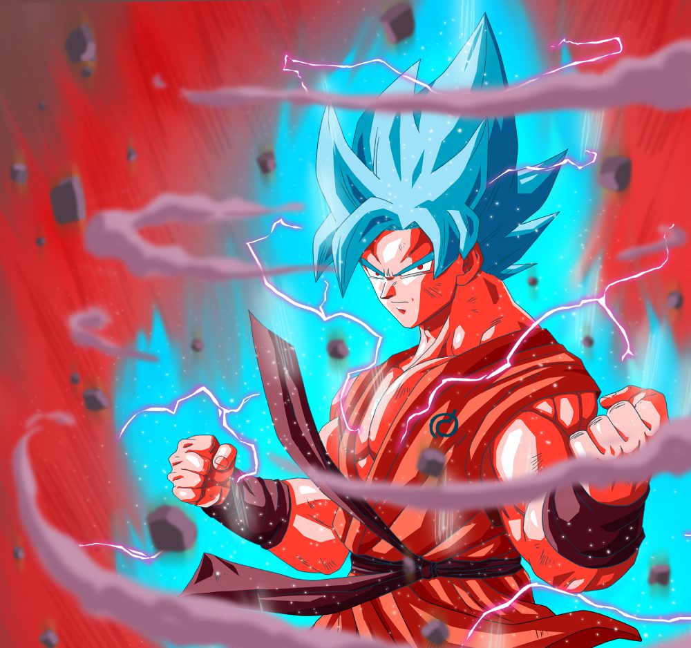 ảnh goku bản năng vô cực chibi