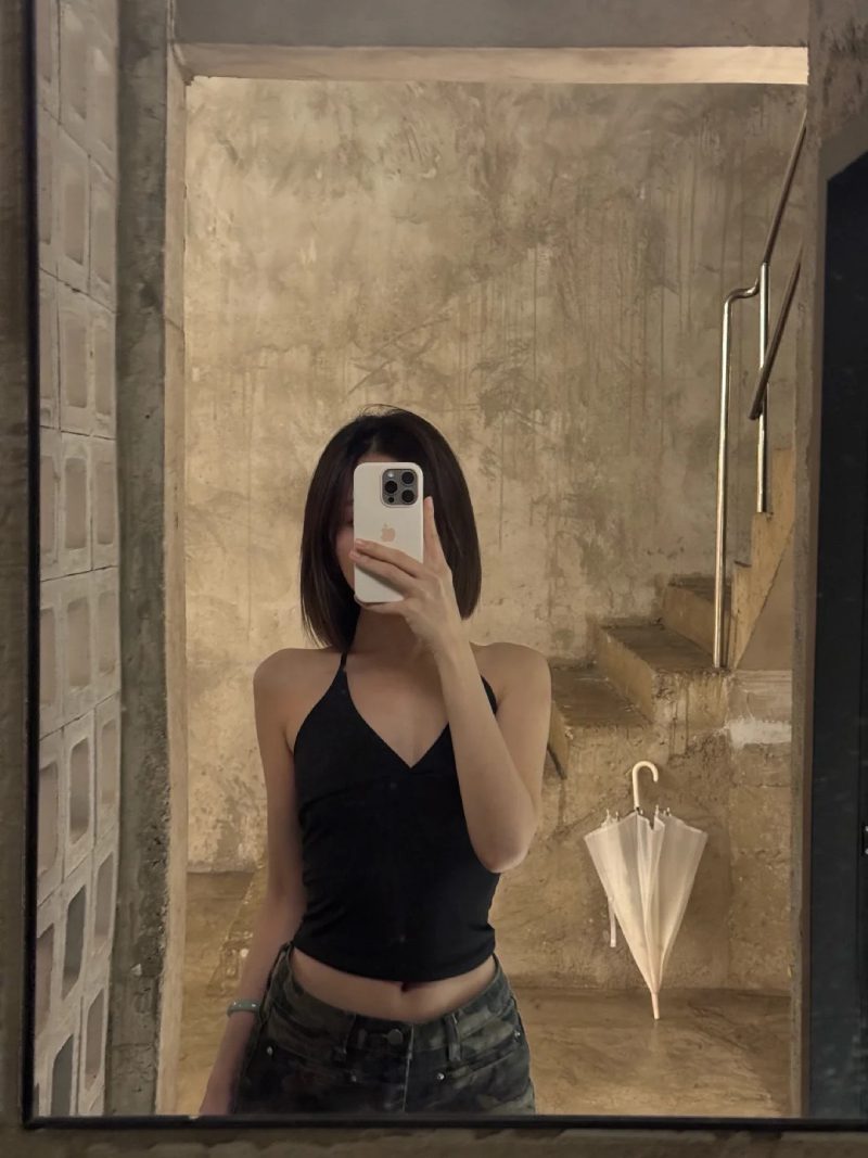 ảnh hot girl tóc ngắn 4