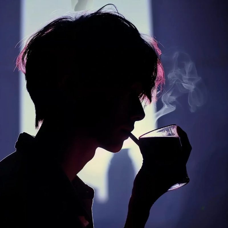 ảnh hút thuốc buồn 14