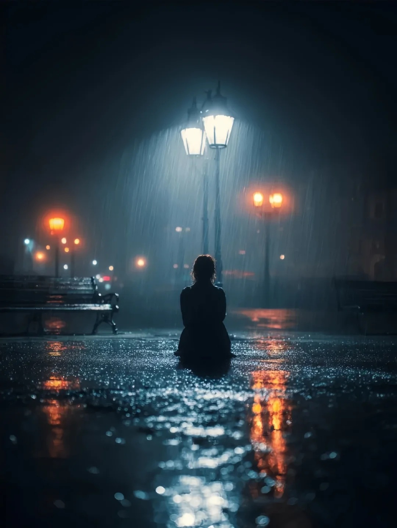 ảnh mưa buồn 20