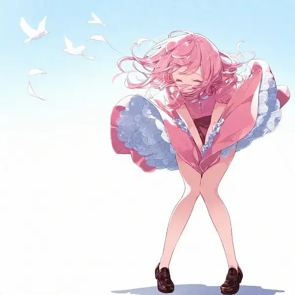 ảnh tốc váy anime 21