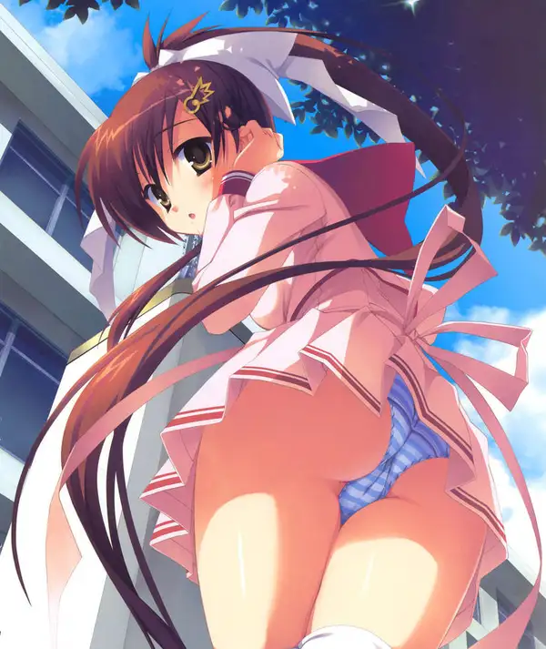 ảnh tốc váy anime 34
