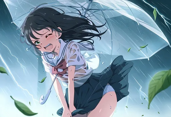 ảnh tốc váy anime 9