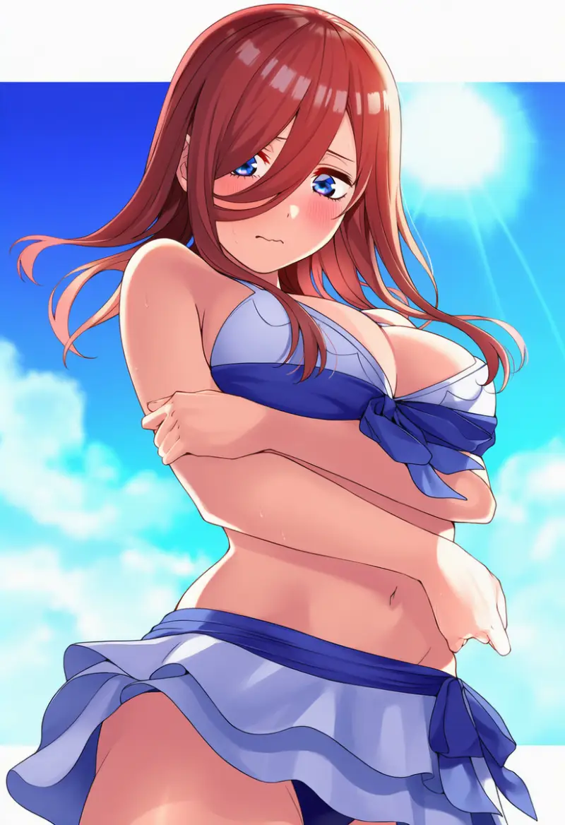 gái anime mặc bikini 11