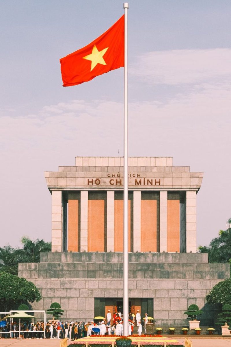 hình ảnh bên trong lăng bác