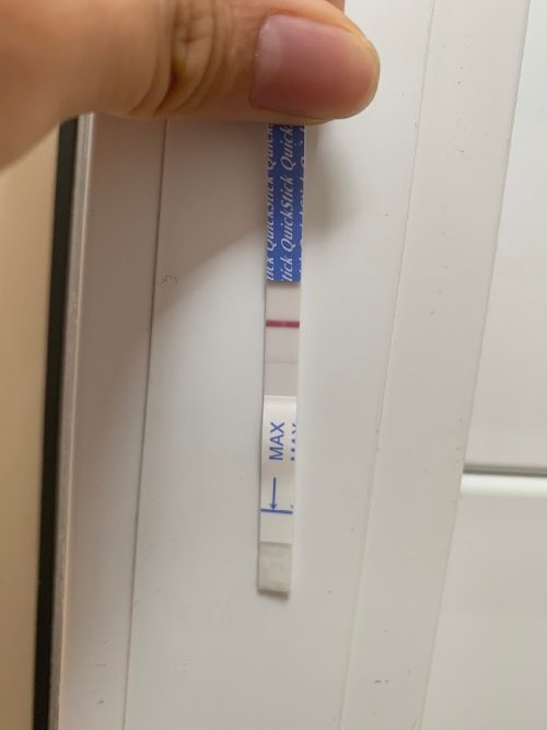 ảnh que thử thai 2 vạch tự chụp 13