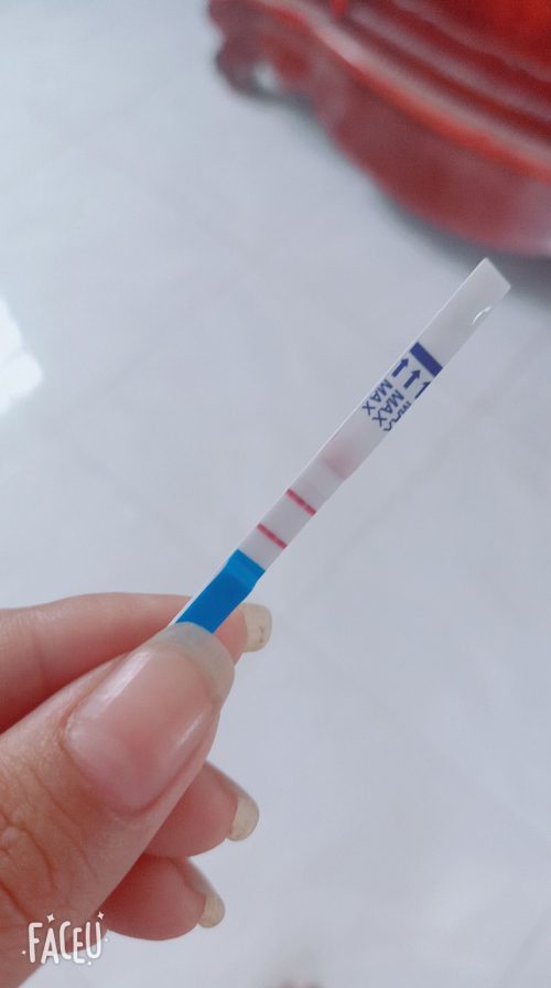 ảnh que thử thai 2 vạch tự chụp 5