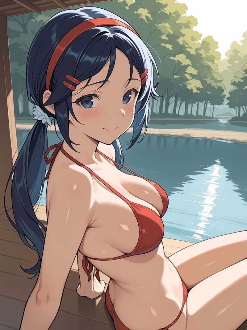 Ảnh hentai mita miside khoe vai tròn và cổ thon