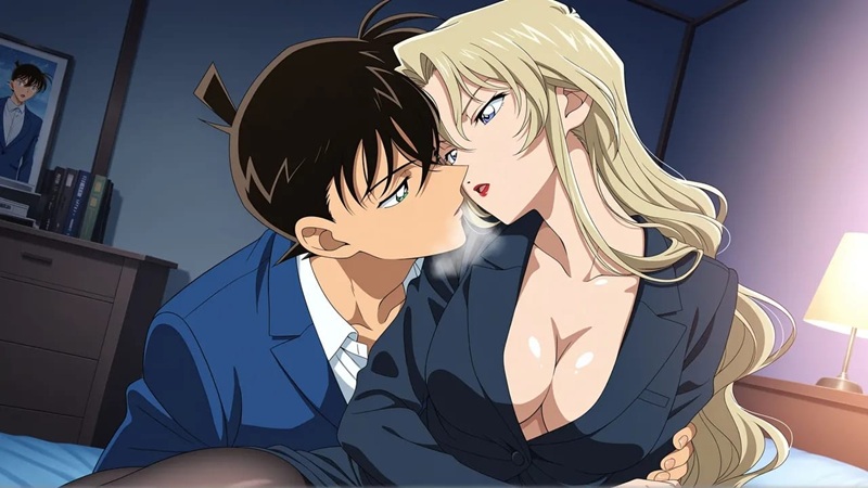 Ngực khủng lồ lộ cực phẩm ảnh hentai Vermouth