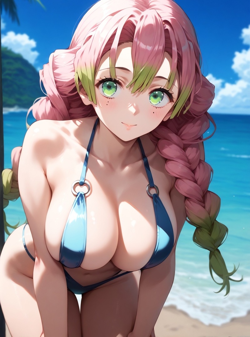 Body cong vút ngực khổng lồ ảnh hentai Kanroji Mitsuri
