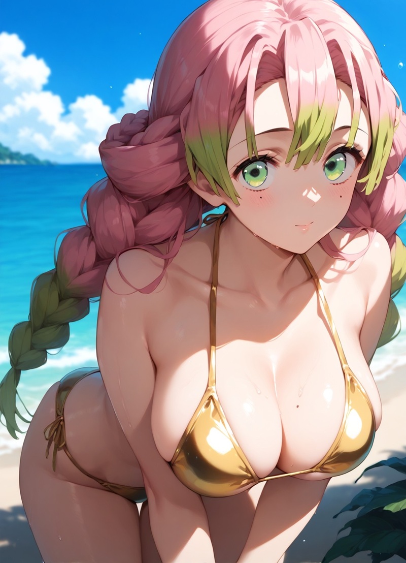 Mặt dễ thương siêu dâm ảnh hentai Kanroji Mitsuri