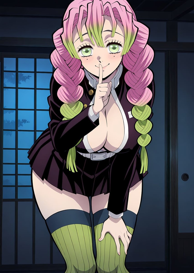 Body nóng bỏng không thể rời mắt ảnh hentai Kanroji Mitsuri