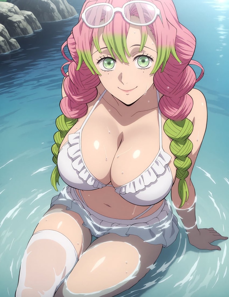 Ngực lắc lư hot trend ảnh hentai Kanroji Mitsuri