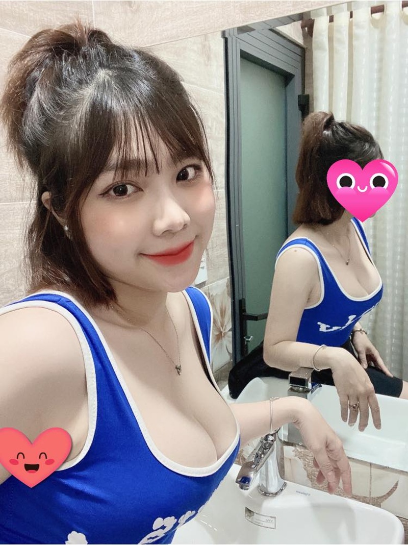 Da trắng hồng mịn màng trong Ảnh Tạ Thanh Nhi TikToker